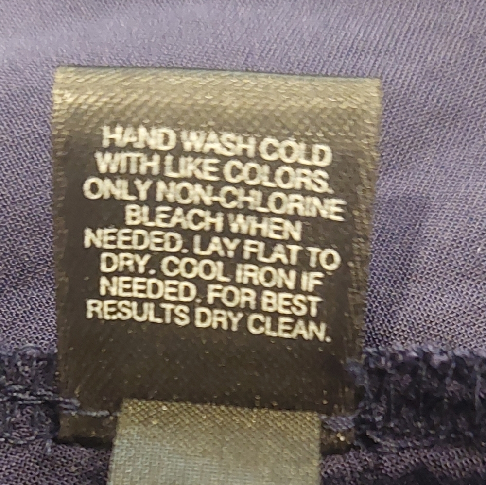 Express Navy Sleeveless Blouse - Picture 7 of 7